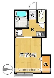 カーサ田園【1階】の間取り