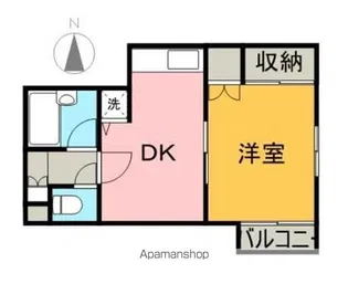 メゾン榎本【1階】の間取り