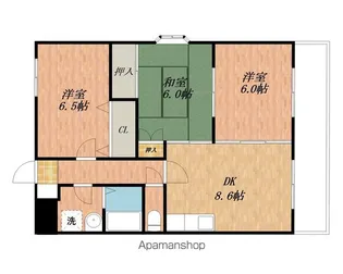 エスペランサⅢ【405号室】の間取り