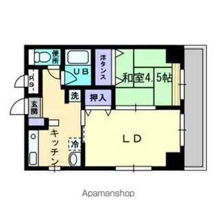 アルカディア西内町【5階】の間取り