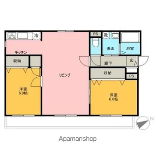 ベレオ【301号室】の間取り