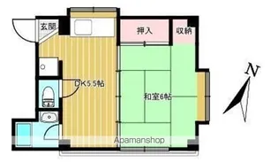 平川ビル【2F号室】の間取り