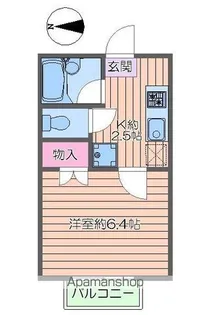 パルク・ステューディオA【2階】の間取り