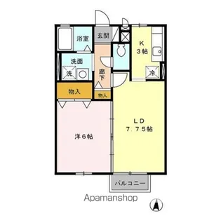 エーデルハイム【2階】の間取り