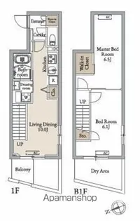 LIVEGEO NAKAMURABASHI【1階】の間取り