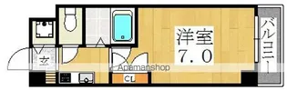 エストゥディオ・アヴァンサル【8階】の間取り