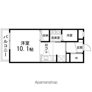 コンフォート永和台Ⅲ【203号室】の間取り