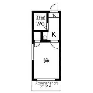 サニーハウス中須町【104号室】の間取り