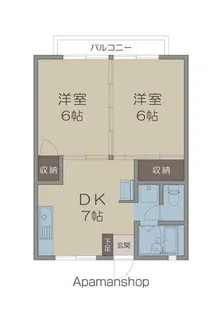 AMIGOS2【2階】の間取り