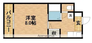 コート・ラ・セーヌ【206号室】の間取り