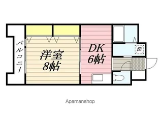 アヴァンギャルド21【106号室】の間取り