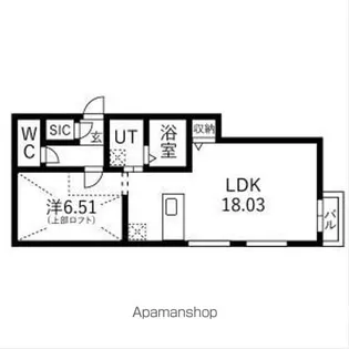 ピオネロ148【403号室】の間取り