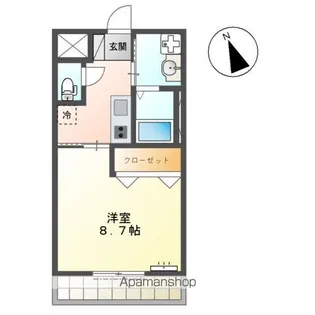 ホープ【1階】の間取り