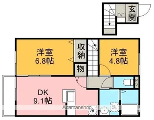 マッティーノN棟【2階】の間取り