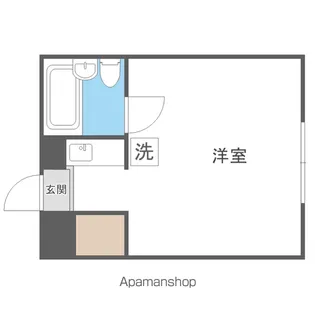 フラッツ塚口【1階】の間取り