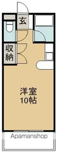 メゾンオレンジ3A【105号室】の間取り