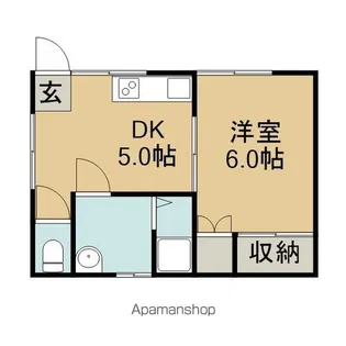 グリーンコーポラス【1階】の間取り