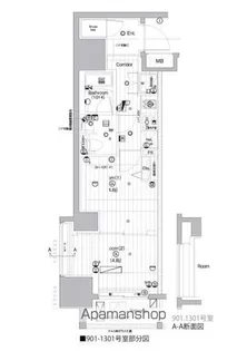 PREMIUM CUBE 亀戸【9階】の間取り