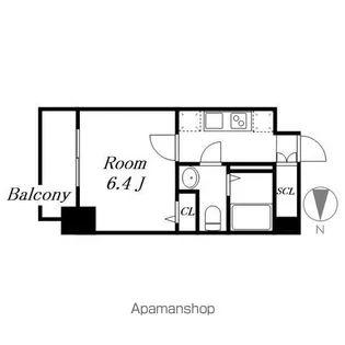 SHOKEN Residence名古屋NORTH【3階】の間取り