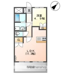 ロイヤルハイツ【1階】の間取り
