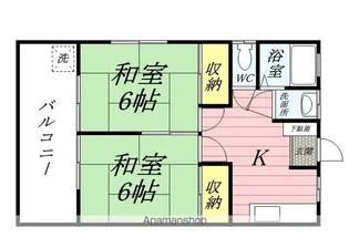 下原荘【2階】の間取り