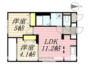 ファランドール札幌【4階】の間取り