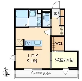 MIGNON【1階】の間取り