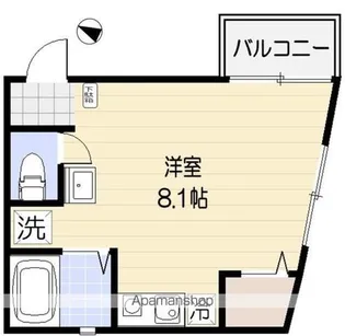 コルティーレ十条【1階】の間取り