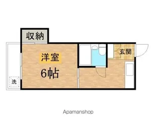 レジデンス小林【206号室】の間取り