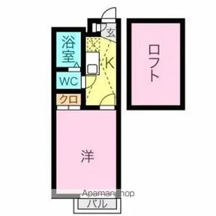 パレス御器所【202号室】の間取り