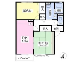 アクセスコモードB【203号室】の間取り