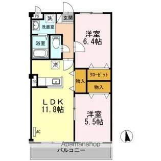 D’クレスト【2階】の間取り