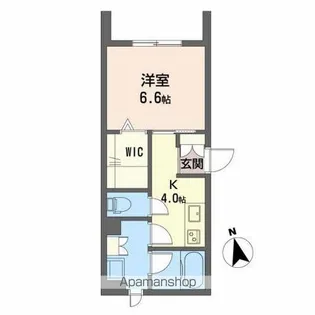 シャーメゾン段原日出【1階】の間取り