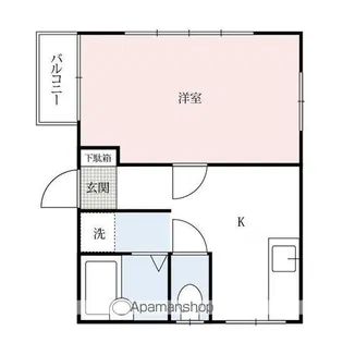 梅ヶ丘ハイツ2【101号室】の間取り
