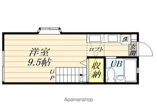 ハイツカミーナ【2階】の間取り