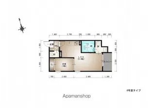 REGALEST 江波東【104号室号室】の間取り