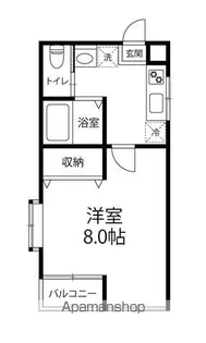 ノースヴィレッジⅢ【205号室】の間取り