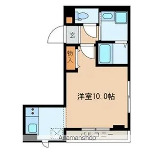 LALA神泉【401号室号室】の間取り