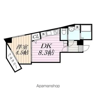 みなも本千葉【6階】の間取り