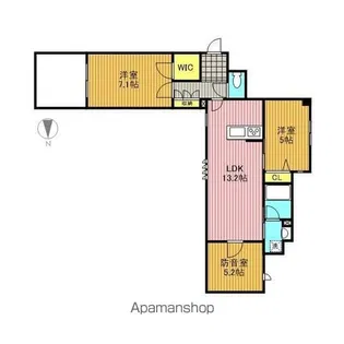 MAISON DE MUSE【3階】の間取り