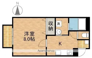 COCOHOUSE幸【A号室】の間取り