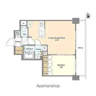 ORSUS梅島【5階】の間取り