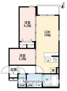 ROBOT HOME 東林間【3階】の間取り