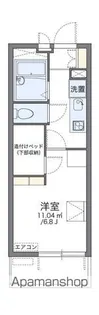 レオパレス大智【2階】の間取り