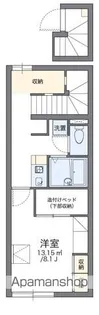 レオパレスMILE 桑南【207号室】の間取り
