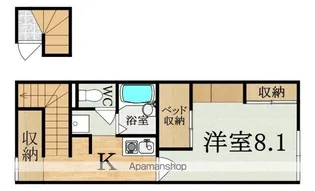 レオパレスハルサキ【2階】の間取り