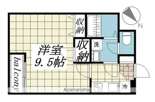 パラッツォ・アルディート【5階】の間取り