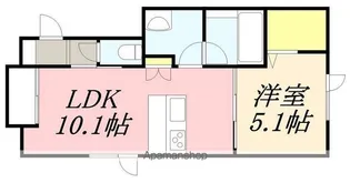 GRANDVERT(グランヴェール)【102号室】の間取り