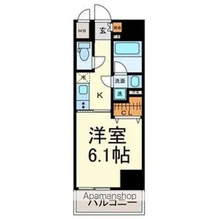 プレミアム黒川【205号室号室】の間取り