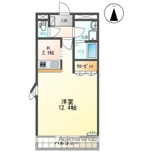 パレスさくらんぼ【2階】の間取り